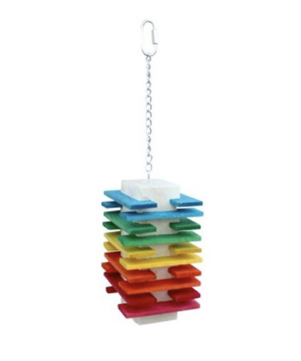 Adventure Bound Block Tower Parrot Toy